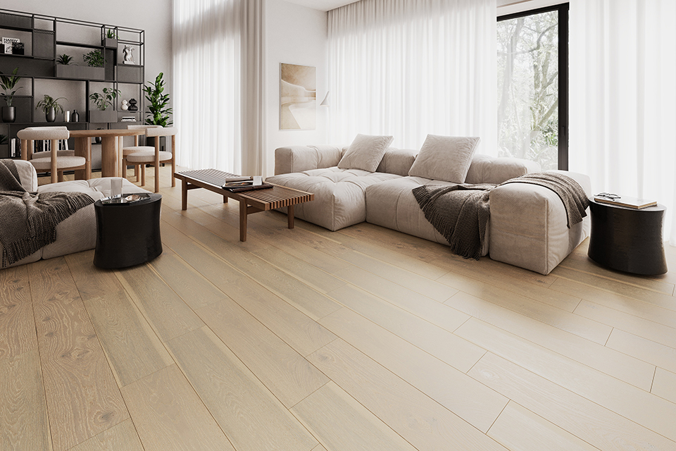 Stylish hallway flooring